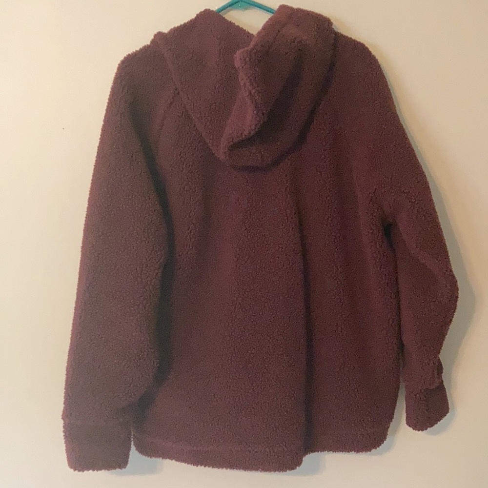 Euc Heavy Fleece Zip Front Fabletics Jacket Large - image 2